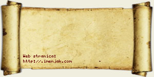 Jakov Pejaković vizit kartica